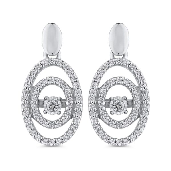 Rope Chain Necklace 10K White Gold Adjustable 20"