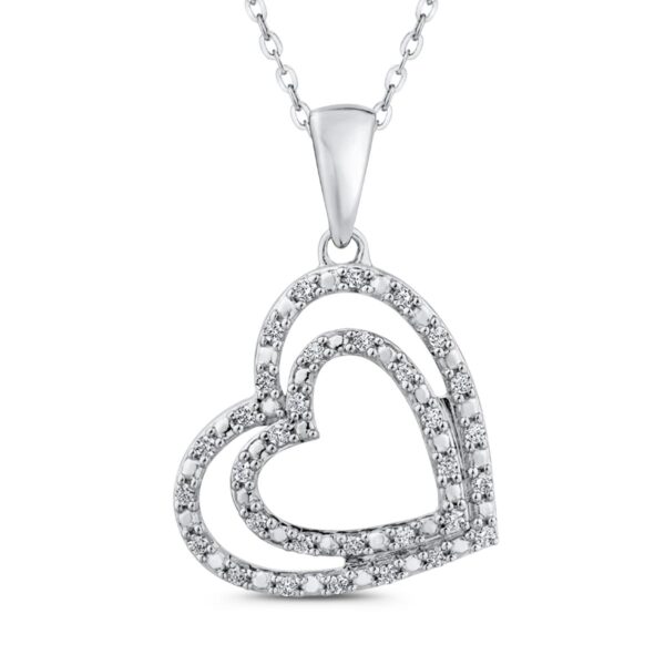 18K Yellow Gold Round Diamond Stud Earrings